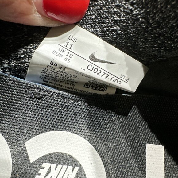 Nike React Phantom Run Flyknit 2 Shoes Men's 11 Black Running Athletic Sneakers - Picture 10 of 10